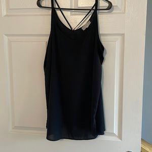 Strap back detailing. Perfect for summer or layering. Black XL Pink republic